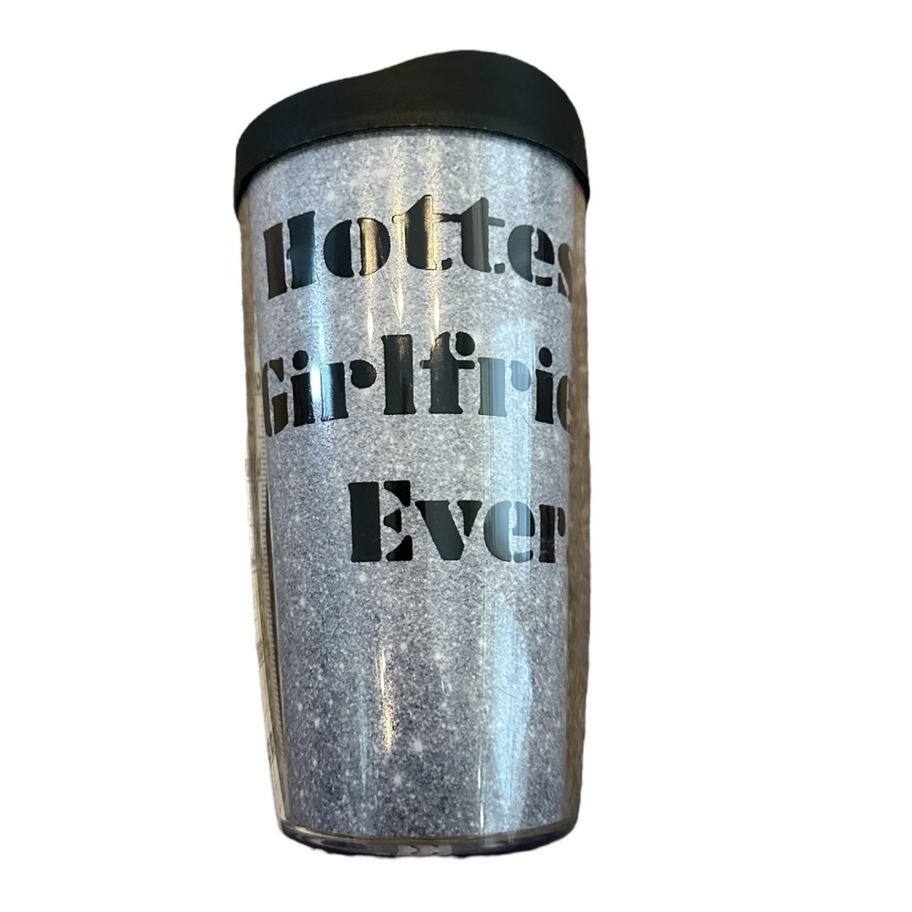 Tervis Black and Silver Travel Tumbler